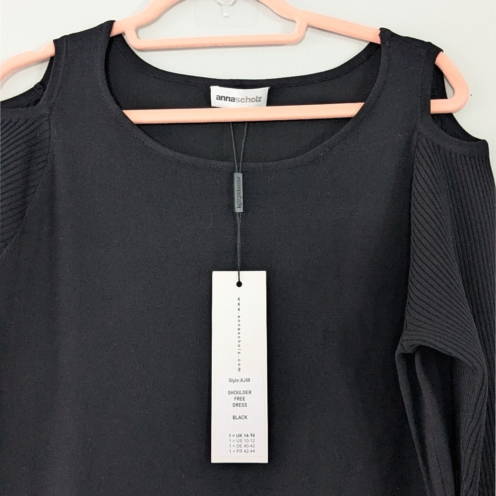 Anna Scholz Cold Shoulder Midi Dress - Picture 2 of 7